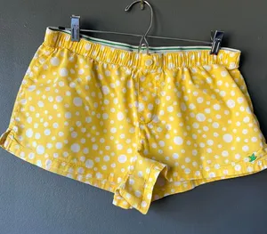 Aerie Women's Yellow Polka Dot Boxer Shorts size Medium thumbnail 1