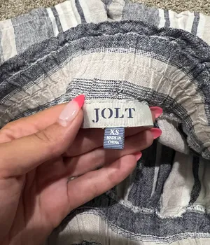 Jolt Striped Flowy Shorts thumbnail 3