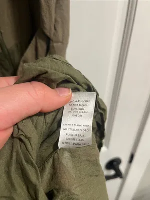MABLE Cotton Open Front Twist Midi Dress In Olive Size Medium thumbnail 8