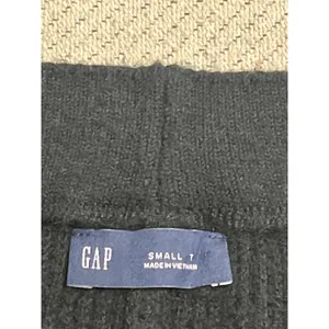 GAP CashSoft Shake Black Wide Leg Ribbed Pull-On Pants Size S Tall Super Soft thumbnail 10