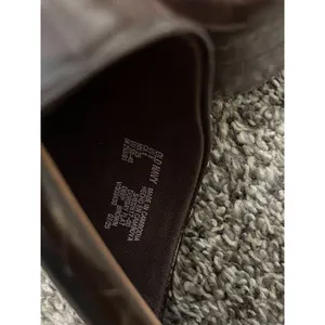 Old Navy Deep Brown Croc-Embossed Square-Toe d'Orsay Flats 8 thumbnail 2