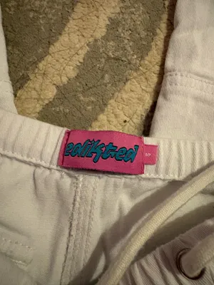 Edikted women’s white cargo pants small thumbnail 2