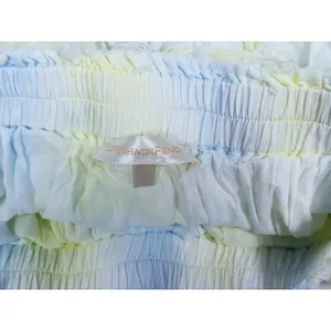 LoveShackFancy Coquette Tiered Ruffle Mini Skirt Womens S Pastel Tie Dye Y2K thumbnail 7
