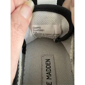 Steve Madden campo black white athletic tennis shoes 6 thumbnail 4