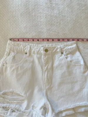 Rollas Duster Jean Shorts Layla White 27 thumbnail 7