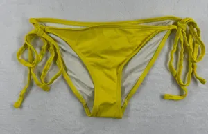 Fredericks of‎ Hollywood Blazing Yellow Cheeky Bikini Bottom Tie Side 1X thumbnail 1