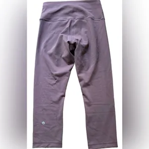 Lululemon Wunder Train High-Rise Crop 21" Dark Oxide size 8 EUC Gym Yoga Run thumbnail 2