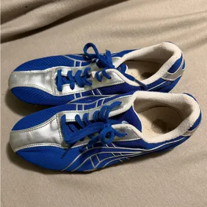 Asics Hyper-Rocketgirl II Track Spikes Blue Silver GN555 Women's Size 9.5 thumbnail 7