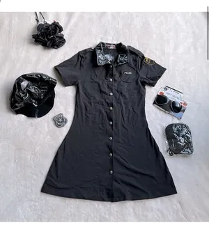 Elegant Moments New lovers lane officer arrest me costume Sz S/M thumbnail 3