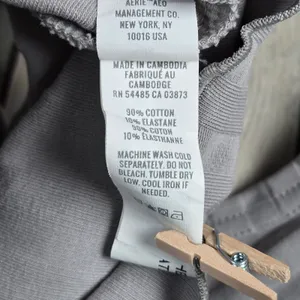 OFFLINE by Aerie OG Original Ribbed Crop Tank Top Grey‎ Large 7967001811 thumbnail 5
