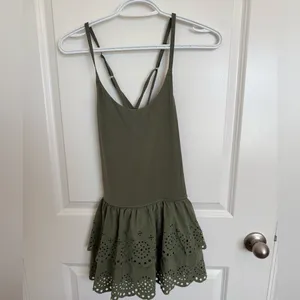 Offline by Aerie Real Me Eyelet Romper XXS thumbnail 3