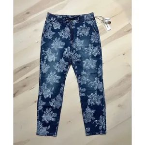 Juicy Couture NWT Women Size 31 Laguna Floral Print Jeggings Jeans Retro Y2K thumbnail 3
