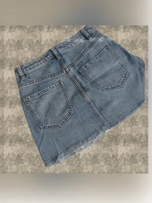We The Free Denim Front-Zip Mini Skirt thumbnail 2