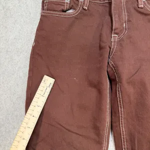 Aeropostale Jeans Flare Womens 2R Low Rise Brown Y2K Boho Indie Western Twee thumbnail 7