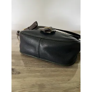 Vintage Dooney & Bourke Teton Collection All-Weather Leather saddle bag Brown thumbnail 6
