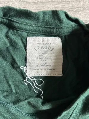 Original League Women's Dark Green Cropped Long-Sleeve Top cal poly thumbnail 2