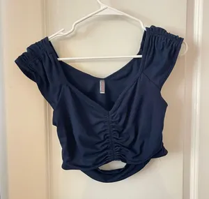 Breathe Deeper Crop Tank thumbnail 1