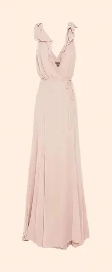 Reformation Peppermint Dress (Champagne) thumbnail 1