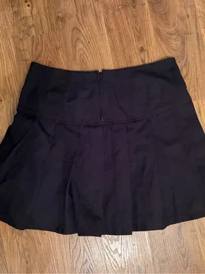 Royal Bones Daang Goodman Pleated Mini Skirt Size M Chain Belt Y2K Goth Punk thumbnail 3