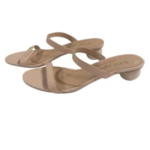 Kate Spade Palm Springs Sandals Women 8.5B Pale Dogwood Patent Leather Slide thumbnail 3