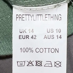 PrettyLittleThing Women Khaki Woven Pocket Front Drawstring‎ Shorts Green 10 thumbnail 10