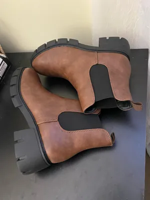 Womens Carcuume Leather Boots Size 7.5 thumbnail 4