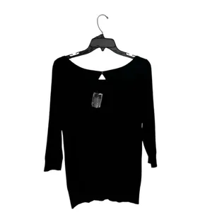 White House Black Market Small Knit Top‎ R 3/4 Sleeves Whimsigoth Indie Sleaze thumbnail 2