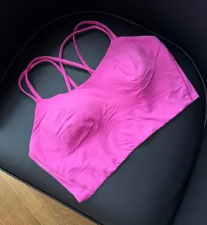 Lululemon Like a Cloud Longline Bra Sonic Pink 12 thumbnail 1