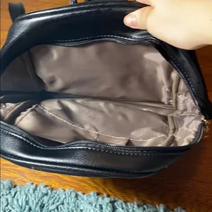 Black mini backpack thumbnail 2