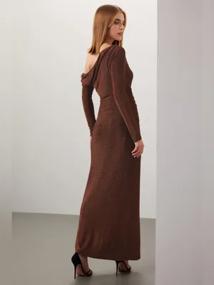 Significant Other Liliana Maxi Dress Chocolate Size US 2 thumbnail 3