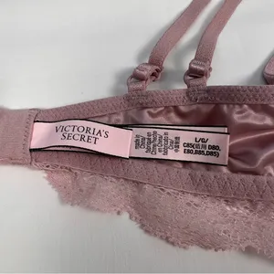 Victoria's Secret Satin Lace Bralette, Size: Large thumbnail 5