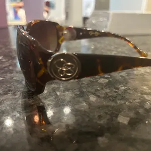 Jessica Simpson Brown Oversized Sunglasses thumbnail 3