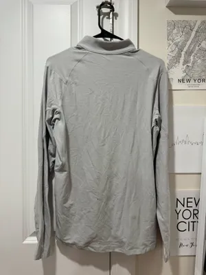 Light Grey Lululemon Quarter Zip thumbnail 2