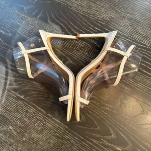 Sam Edelman white strappy sandals 4” heels size 10 NWT thumbnail 3