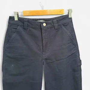 Aritzia TNA Navy Blue Utility Pants 100% Cotton Size 2 thumbnail 7