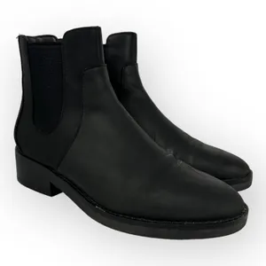 Cole Haan Womens size 6 B Reid Waterproof Leather Bootie Ankle Boot Black w22340 thumbnail 1