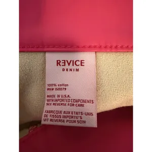 Revice Denim‎ Venus Flares Pink Halo Vegan Leather Star Seam Pants Womens 27 NEW thumbnail 14
