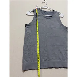 Athleta Charcoal Grey Perforated Athletic Tank thumbnail 4
