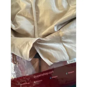 SHAPERX Beige Seamless Open‎ Bust Shapewear Bodysuit Tummy Control Small NEW thumbnail 7