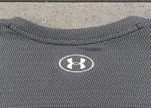 Under Armour Gray Short Sleeve V-Neck Heat Gear Loose Fit Shirt thumbnail 9
