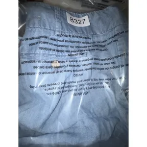 club monaco chambray shorts womens‎ size 4 blue lyocel soft thumbnail 8