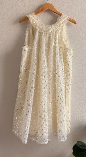 Just Me Women’s sleeveless Halter Neck Sequins Detailed Loose fit mini dress L thumbnail 1