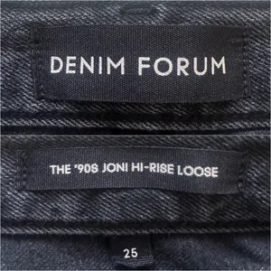 Aritzia Denim Forum Jeans The '90s Joni Hi-rise Loose Jean Black Sz 25 thumbnail 8