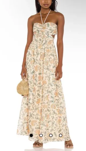 X Yasmina Maxi Dress In Paisley thumbnail 1