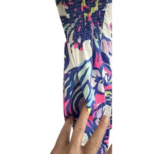 Lilly Pulitzer Christine Sundress‎ Tropical Catwalkin Size 0 Blue Multicolor thumbnail 5