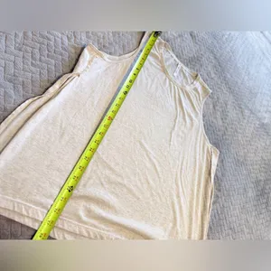 FABLETICS  Tunic Tank Top With Open Sides  Sand color-Size 1X thumbnail 8