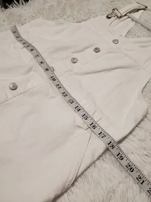 We The Free Edie Denim Skirtall in White Large thumbnail 5