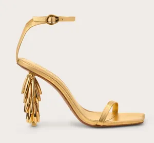 Cult Gaia Sunella Sandal Gold Color Size 39 EU/ 9 US thumbnail 1