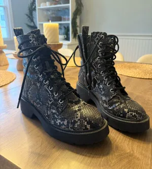 Steve Madden Snakeskin Boots thumbnail 1