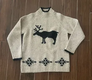 Vintage Eddie Bauer Reindeer sweater size M thumbnail 1